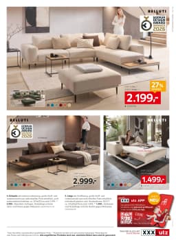 Seite 15 des XXXLutz Prospekts 33% auf viele Möbel