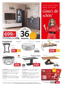 Seite 21 des XXXLutz Prospekts 33% auf viele Möbel