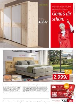 Seite 35 des XXXLutz Prospekts 33% auf viele Möbel