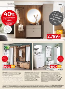 Seite 52 des XXXLutz Prospekts 33% auf viele Möbel
