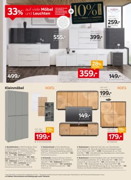 Seite 54 des XXXLutz Prospekts 33% auf viele Möbel