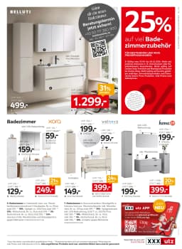 Seite 55 des XXXLutz Prospekts 33% auf viele Möbel