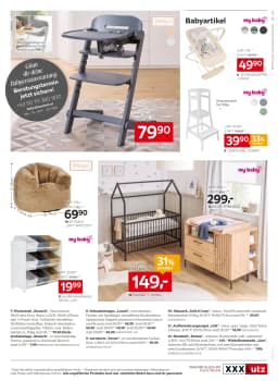 Seite 63 des XXXLutz Prospekts 33% auf viele Möbel