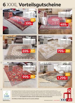 Seite 2 des XXXLutz Prospekts 30% auf viele Orientteppiche