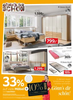 Seite 6 des XXXLutz Prospekts 33% auf viele Möbel