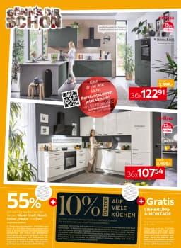 Seite 8 des XXXLutz Prospekts 33% auf viele Möbel