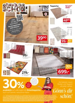 Seite 12 des XXXLutz Prospekts 33% auf viele Möbel