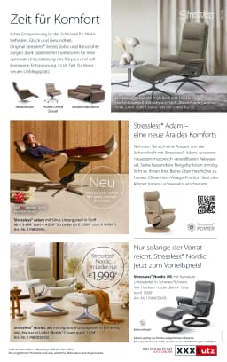 Seite 3 des XXXLutz Prospekts Stressless