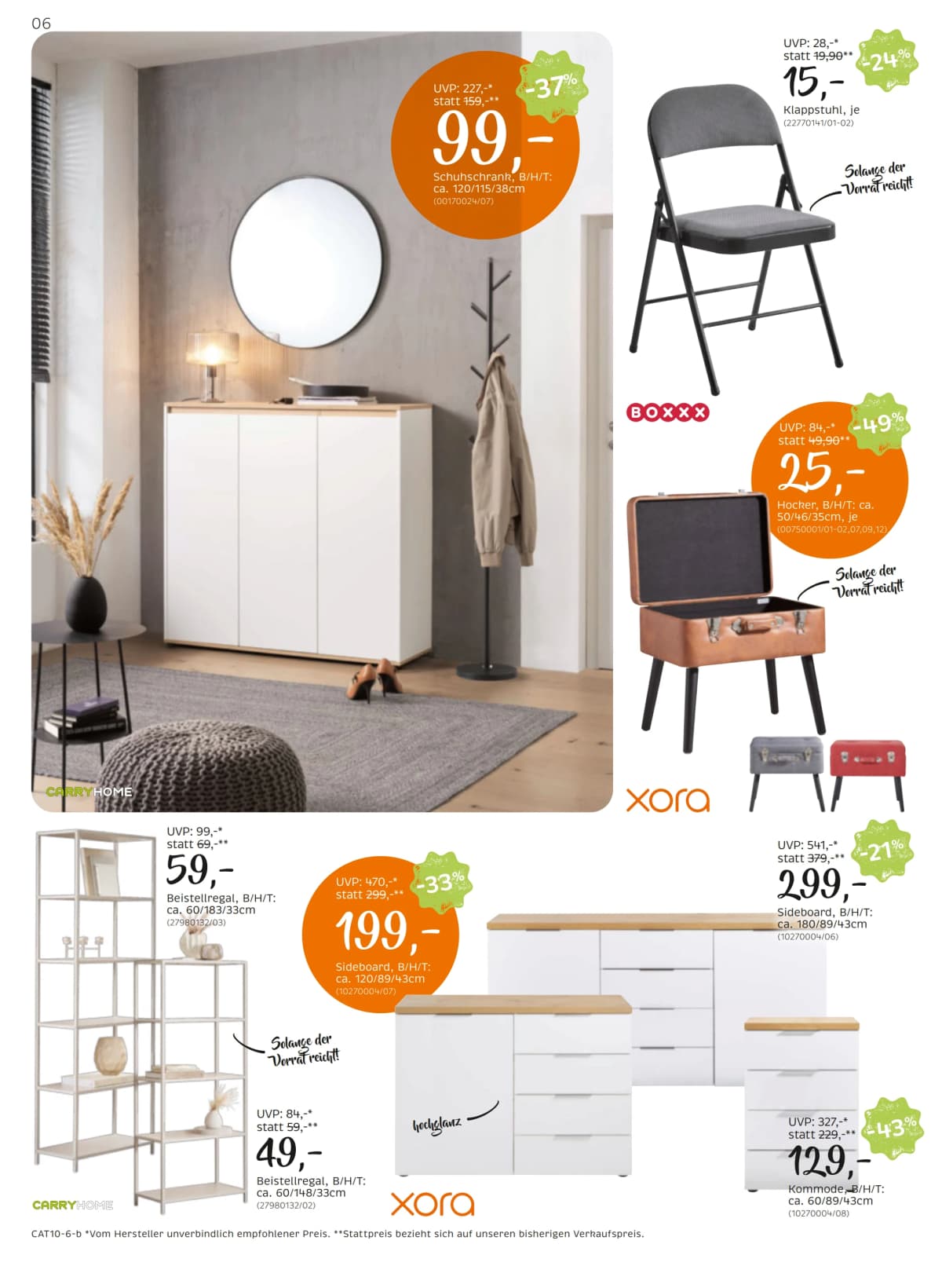 Seite 6 des XXXLutz Flugblatts – Carry Home