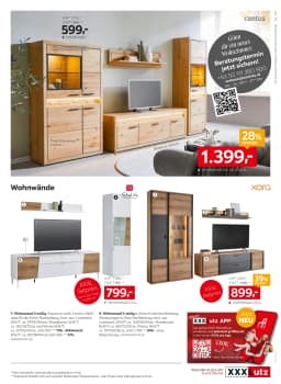 Seite 7 des XXXLutz Prospekts 20% Mwst. geschenkt