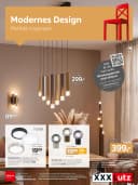 Titelblatt des XXXLutz Prospekts Modernes Design