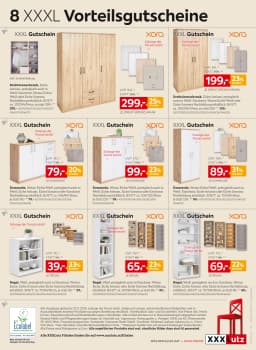 Seite 2 des XXXLutz Prospekts 20% Mwst. geschenkt
