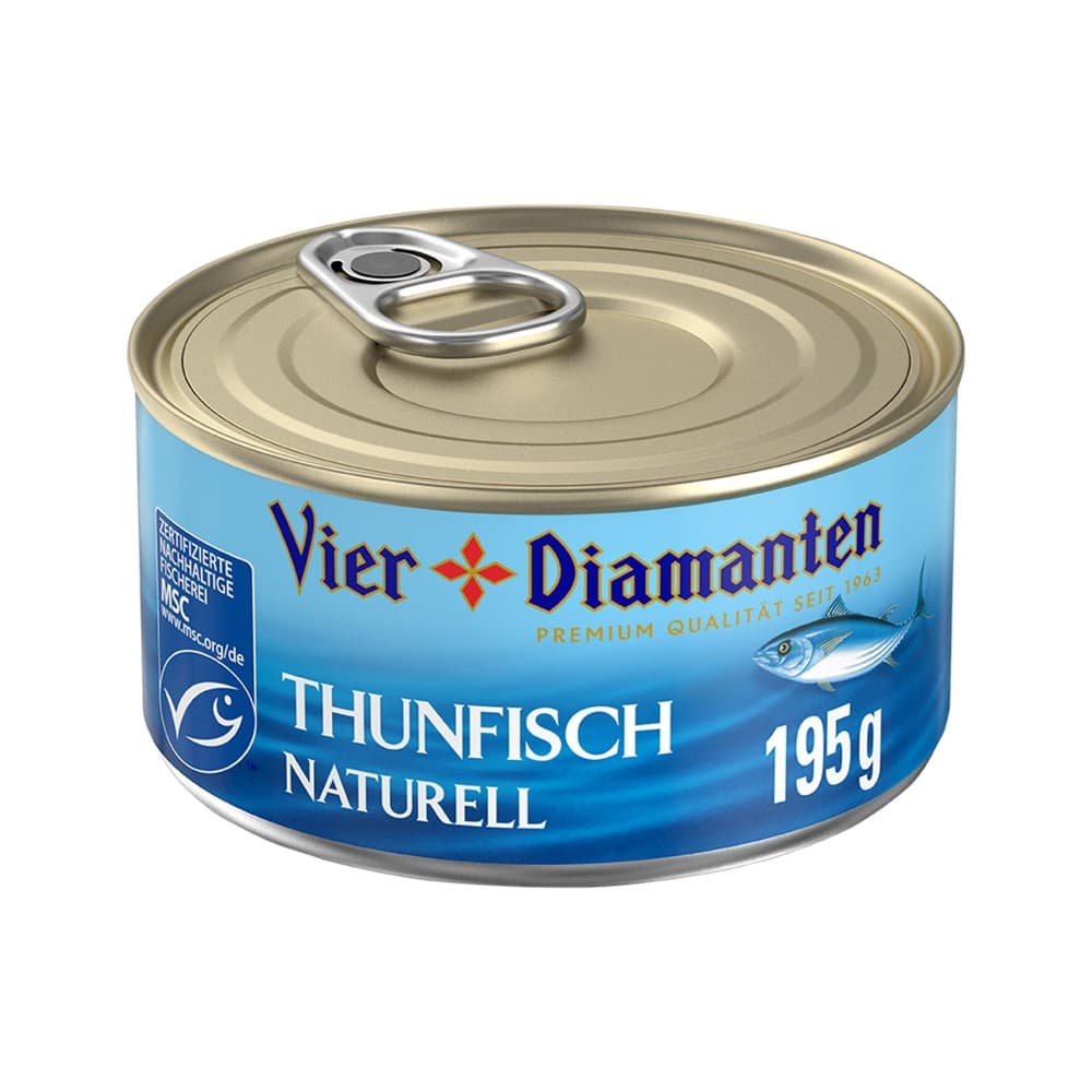 Vier Diamanten Thunfisch, 195 g – Penny
