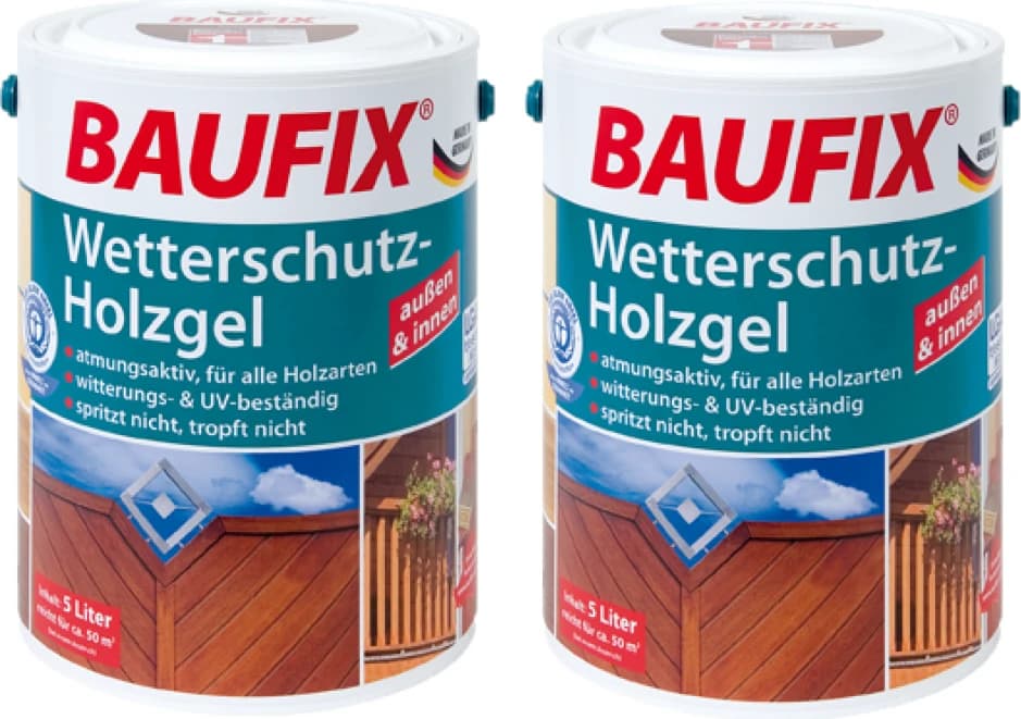 Wetterschutz Holzgel, 5 Liter Baufix – Norma