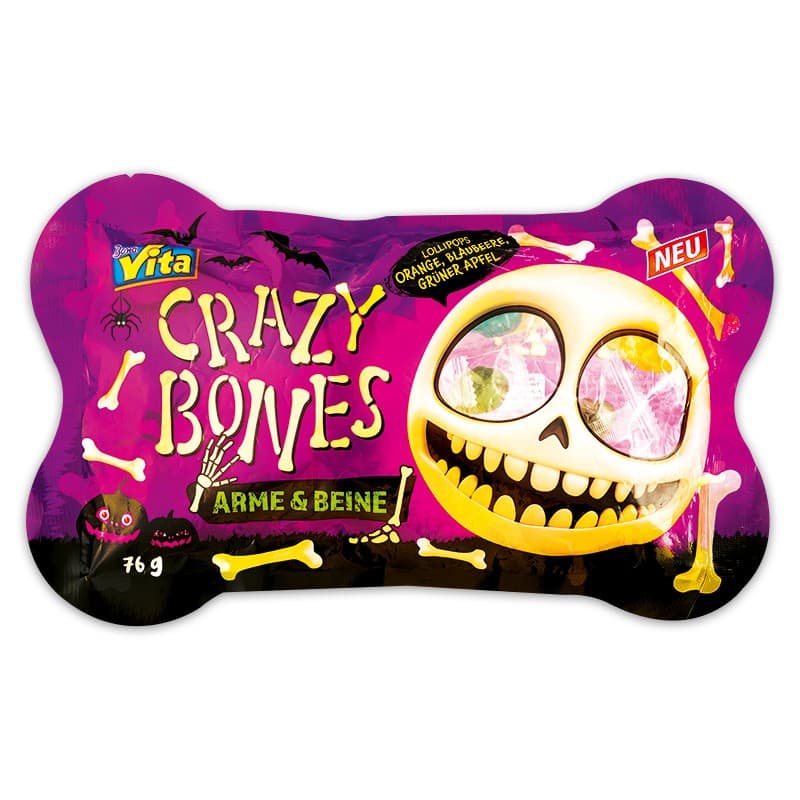 Crazy Bones Lollipops, je 76 g Vita – Norma
