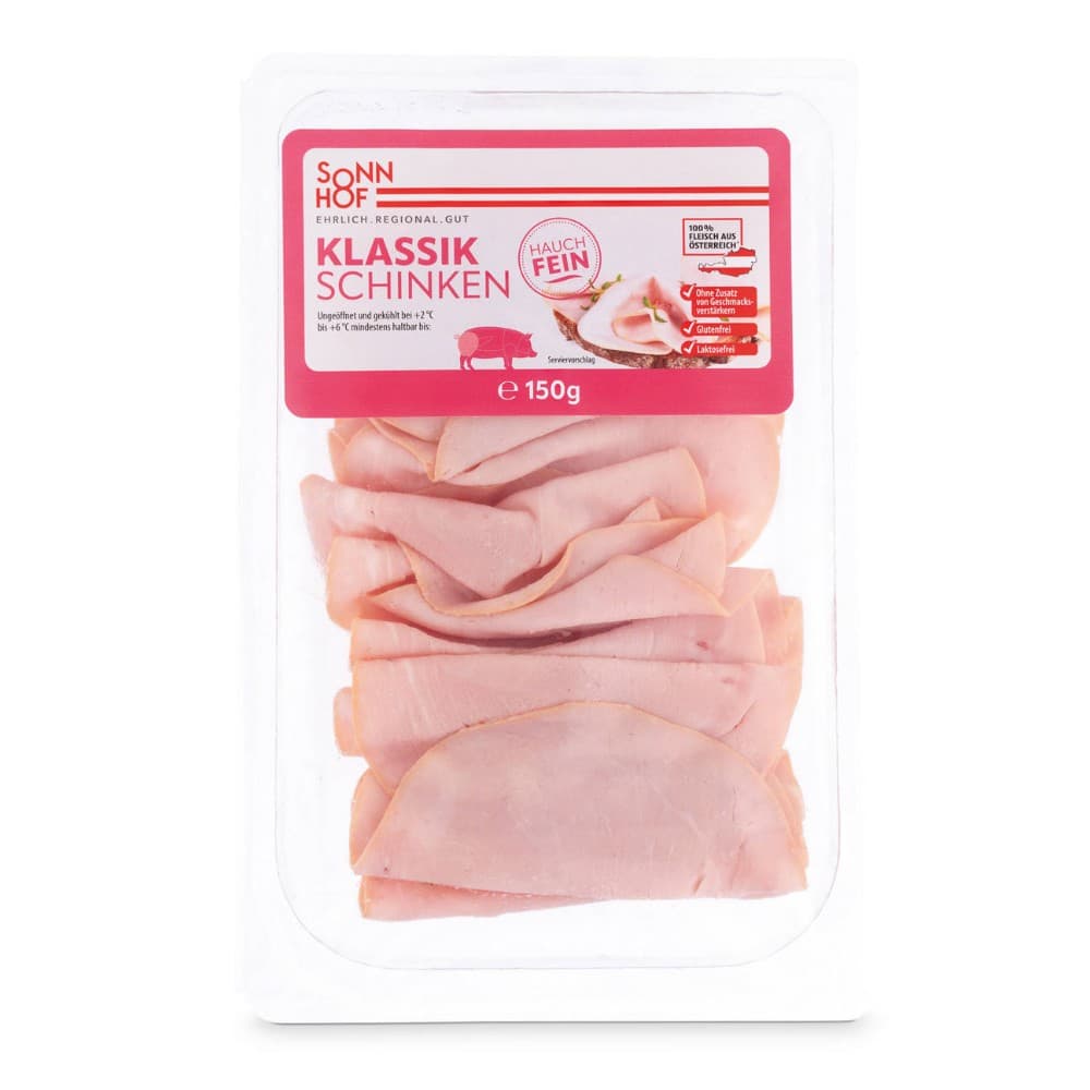 Genuss 100% aus Österreich Aufschnitt Hauchfein, 150 g – Hofer