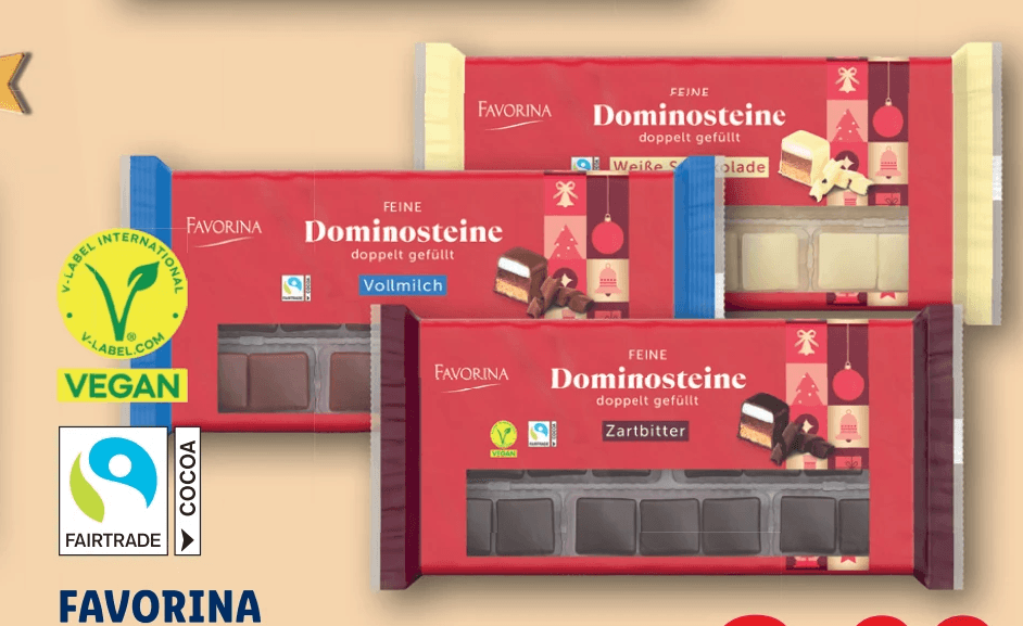 Dominosteine, 250 g Favorina – Lidl