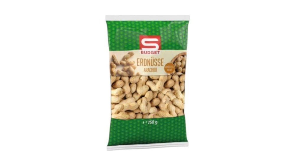 S-BUDGET Erdnüsse geröstet, 750-g-Packung – Eurospar