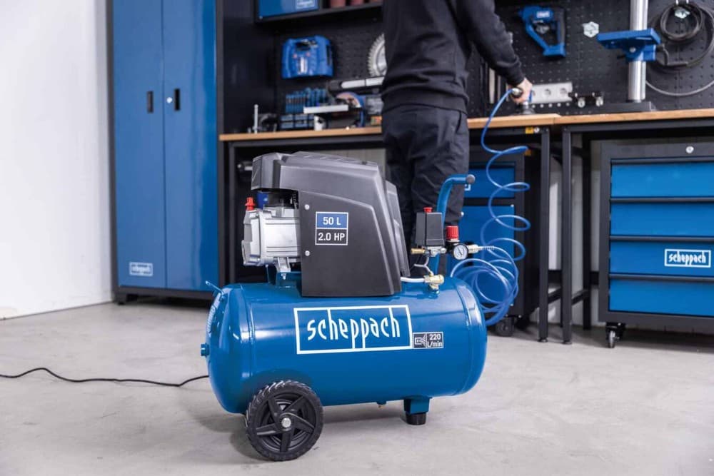 1-Zylinder-Kompressor HC65, 50 Liter SCHEPPACH – Zgonc