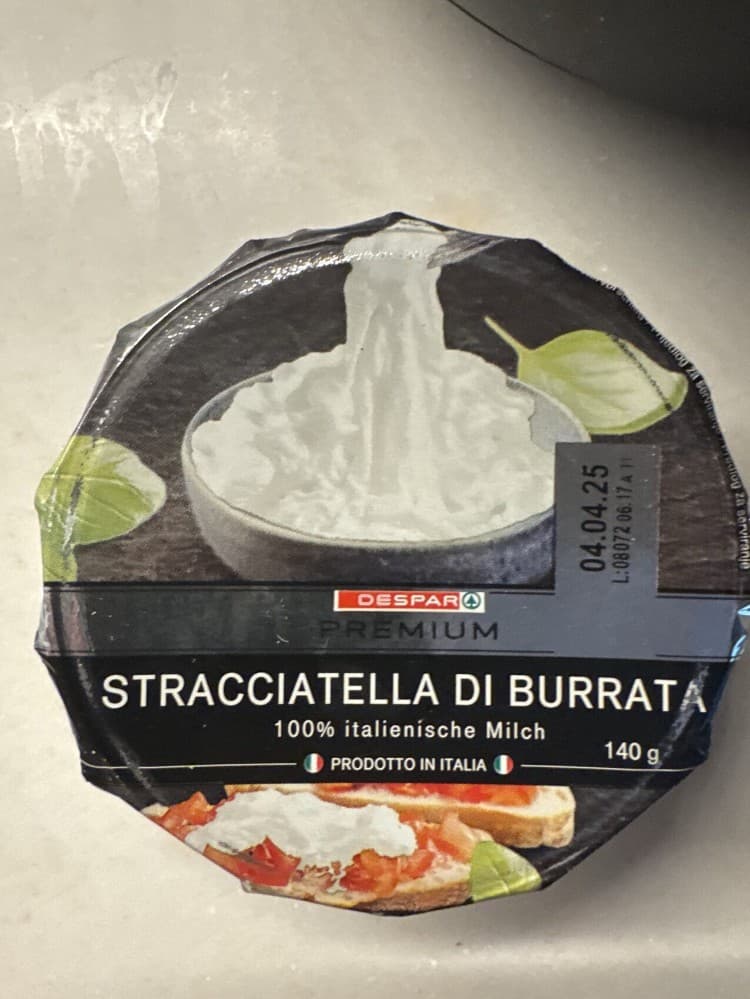 Stracciatella di Burrata 140-g-Becher Despar Premium Angebot bei Spar