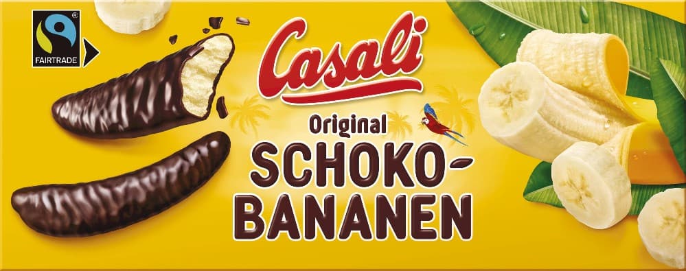 Schoko-Bananen, 48 Stück, 600 g – Eurospar