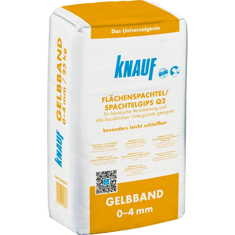 Flächenspachtel Gelbband, 25 kg Knauf – Bauhaus