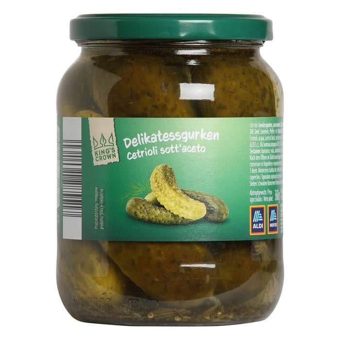King's Crown Delikatessgurken, 670 g – Hofer