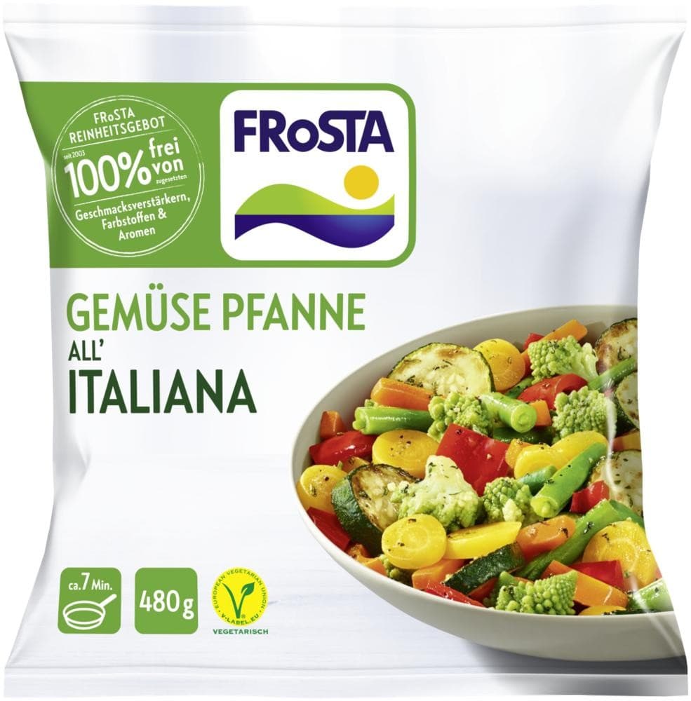 Frosta Fertiggerichte oder Gemüse-Pfanne, 450-600 g – MPREIS