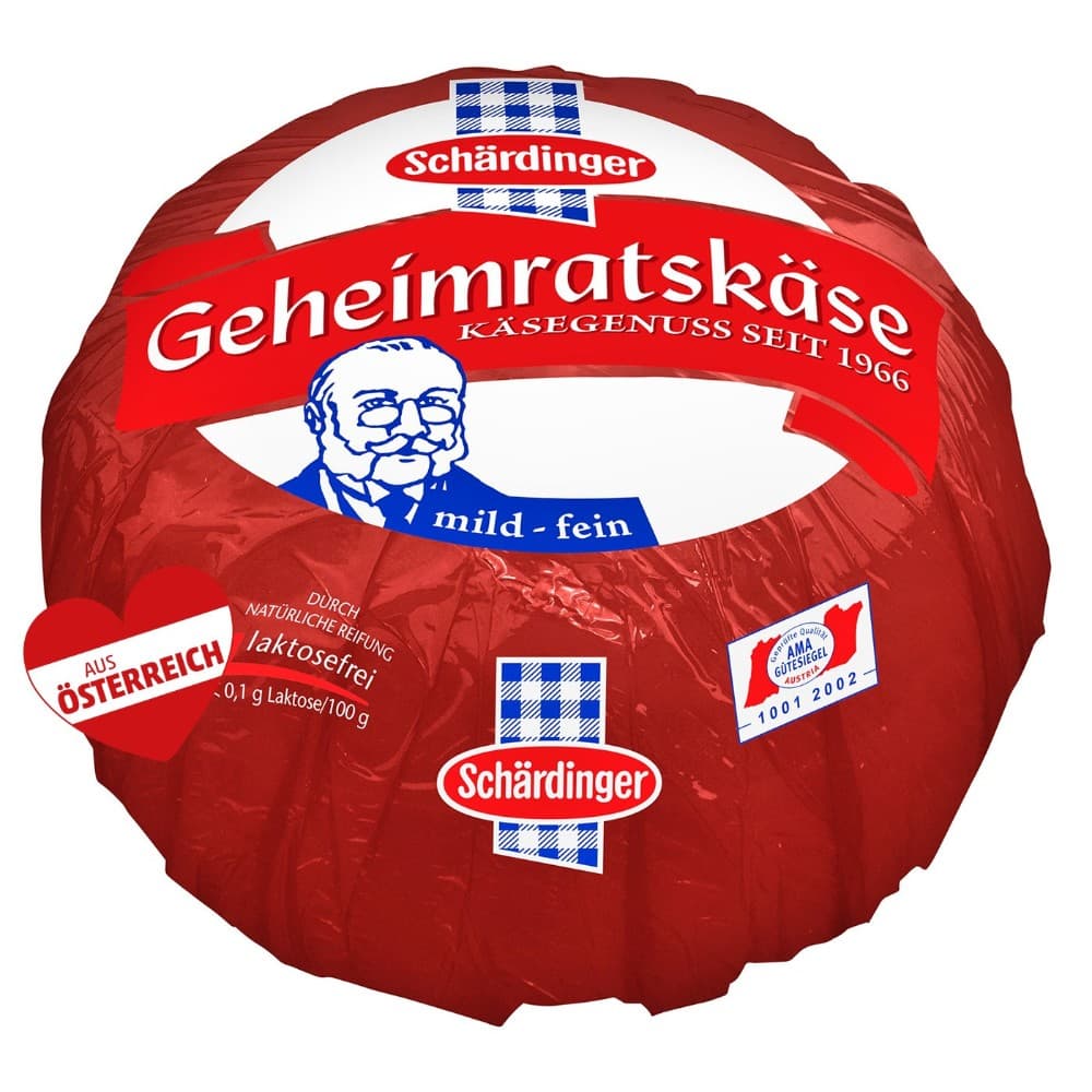 Schärdingers Geheimratskäse oder Protein-Käse-Kugel, 240 g – Penny
