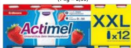 Danone Actimel XXL, 12x100 g – Norma