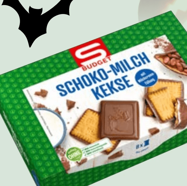 S-BUDGET Schoko-Milch-Kekse mit Milchcremefüllung, 268 g – Spar