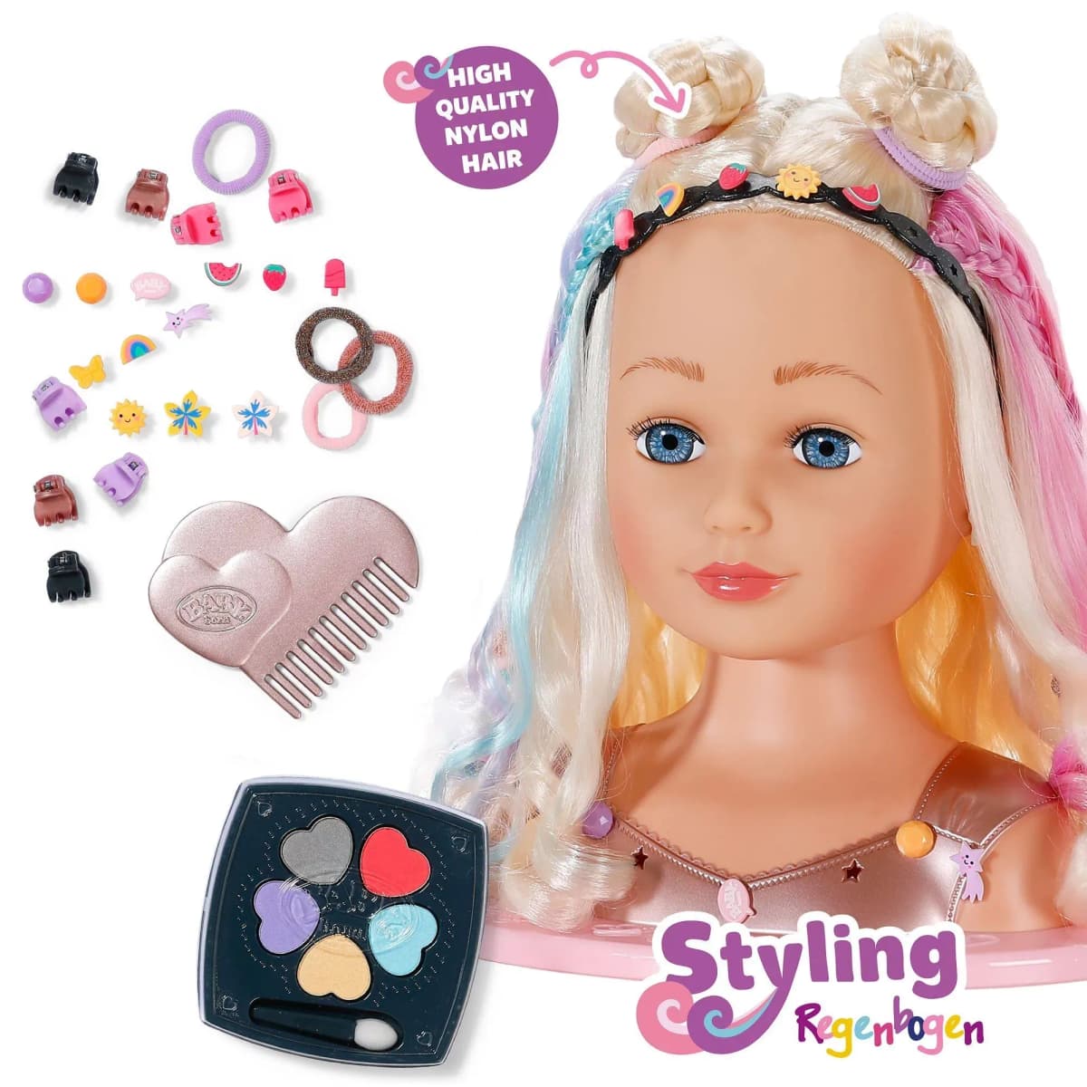 Baby Born Styling Head Rainbow – Maximarkt