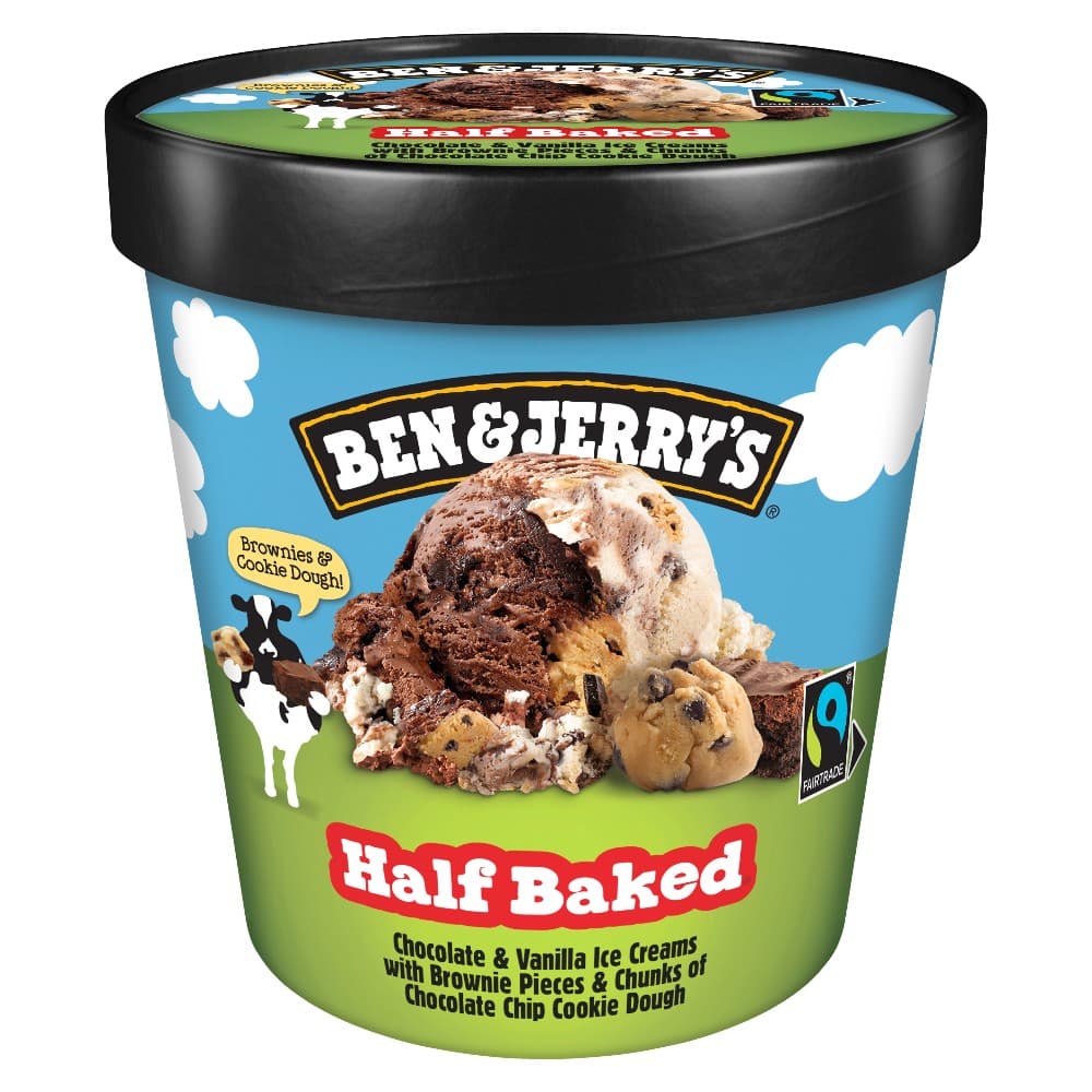 Ben & Jerry's Cookie Dough od. Half Baked, 465 ml – Penny