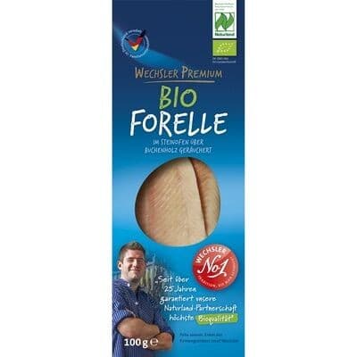 Bio-Forellenfilet geräuchert, 100 g – Eurospar
