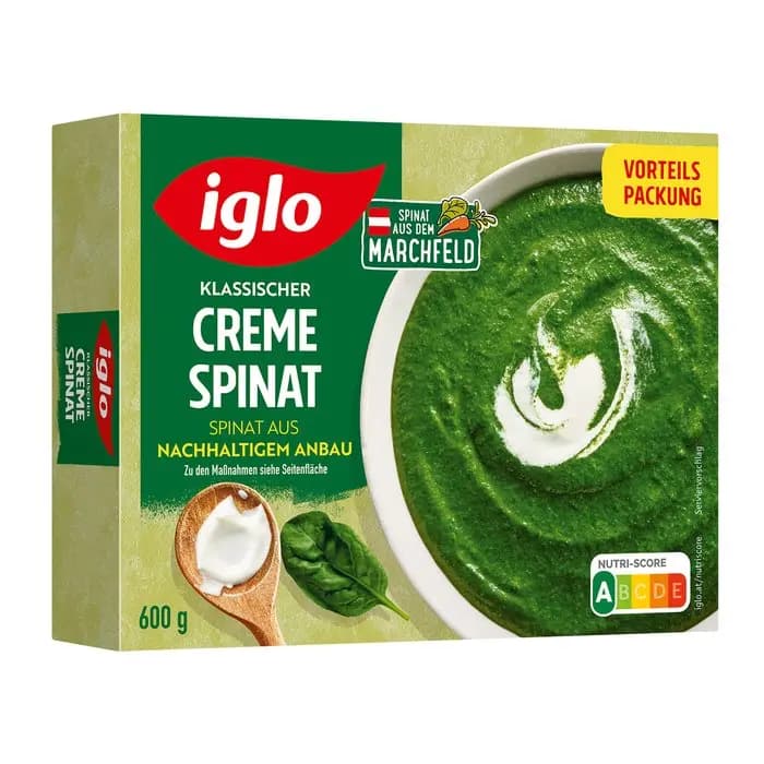 iglo Cremespinat, 600 g – Adeg
