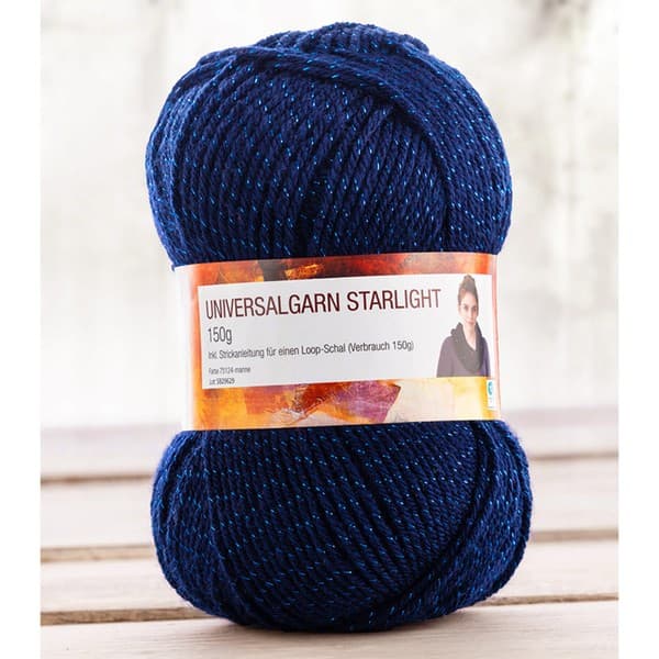 Glitzergarn "Starlight", 150 g CREATELLI – Norma