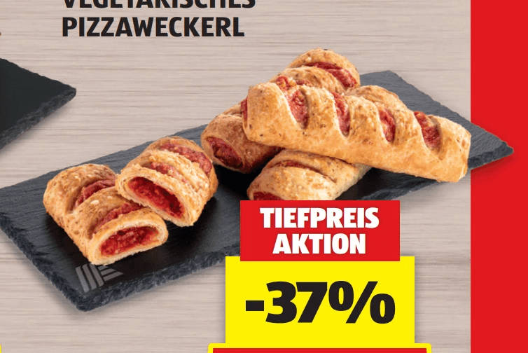 Vegetarisches Pizzaweckerl BACKBOX – Hofer