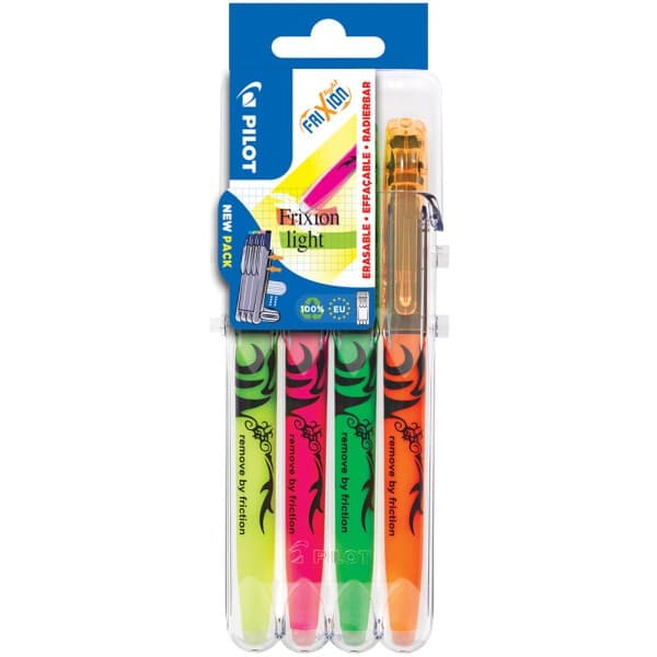 Textmarker Frixion Light, 4er Etui Pilot – Müller