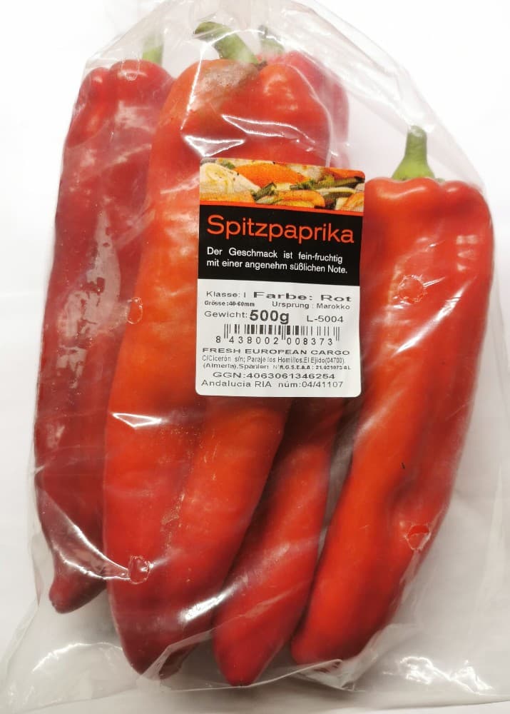 Spitzpaprika rot, 500 g – Penny