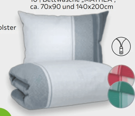 Bettwäsche MATHEA, 70x90 und 140x200cm – Mömax