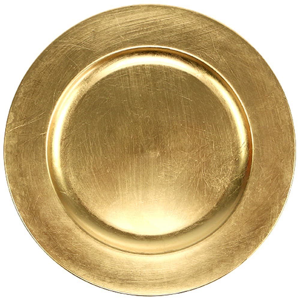 Goldener Dekoteller – Interspar