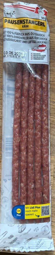 Pausenstangerl 90 g WIESENTALER Angebot bei Lidl