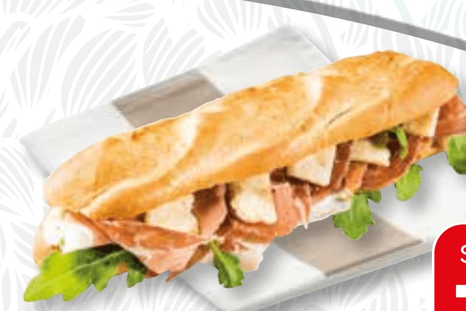 Halbbaguette mit Prosciutto, 200-g-Packung SPAR enjoy – Spar