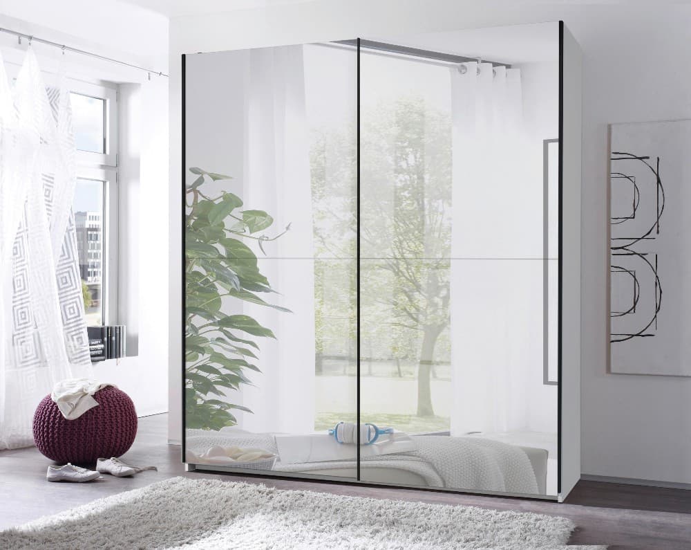 Schwebetürenschrank, BxHxT: ca. 215x210x60 cm – Möbelix