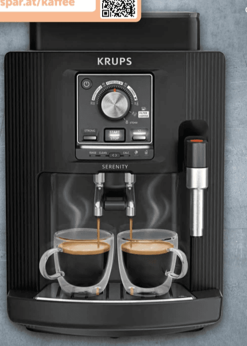Kaffeevollautomat Serinity Milk Krups Angebot bei Interspar