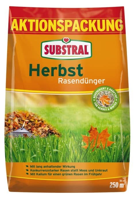 SUBSTRAL Herbst-Rasendünger, 6,25 kg – Bauhaus