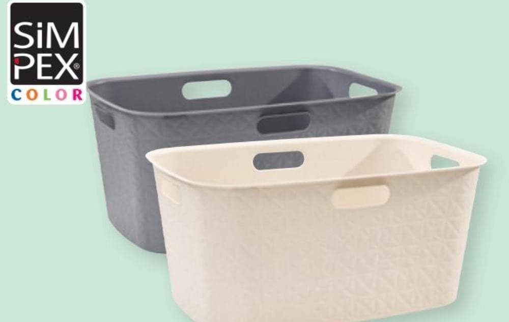 SIMPEX Color Wäschekorb, 45 Liter – Interspar