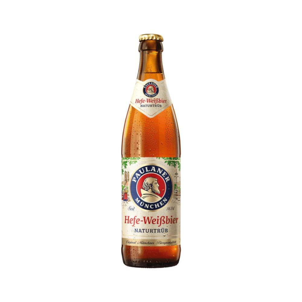 Paulaner Hefe-Weißbier Naturtrüb, 0,5-Liter-MEHRWEG-Flasche – Interspar