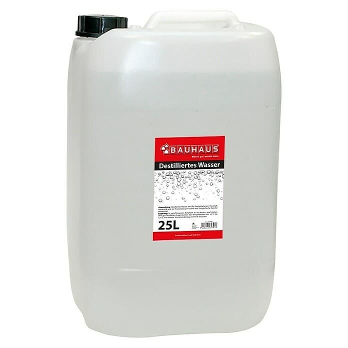 Destilliertes Wasser, 25 L BAUHAUS – Bauhaus
