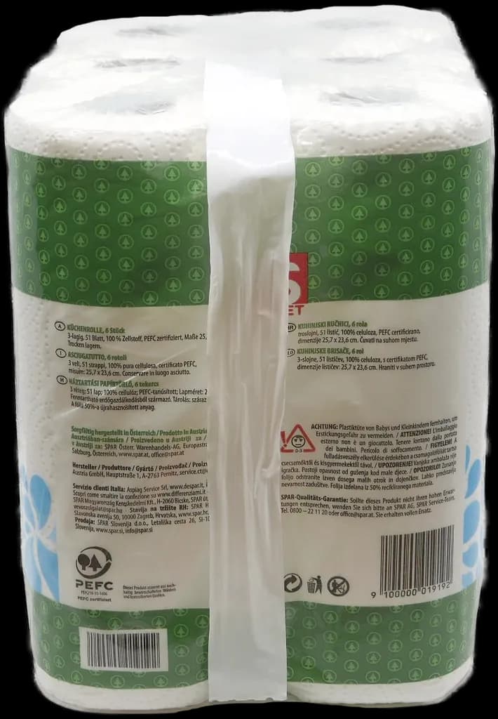 S-BUDGET Küchenrolle, 6er-Packung – Maximarkt